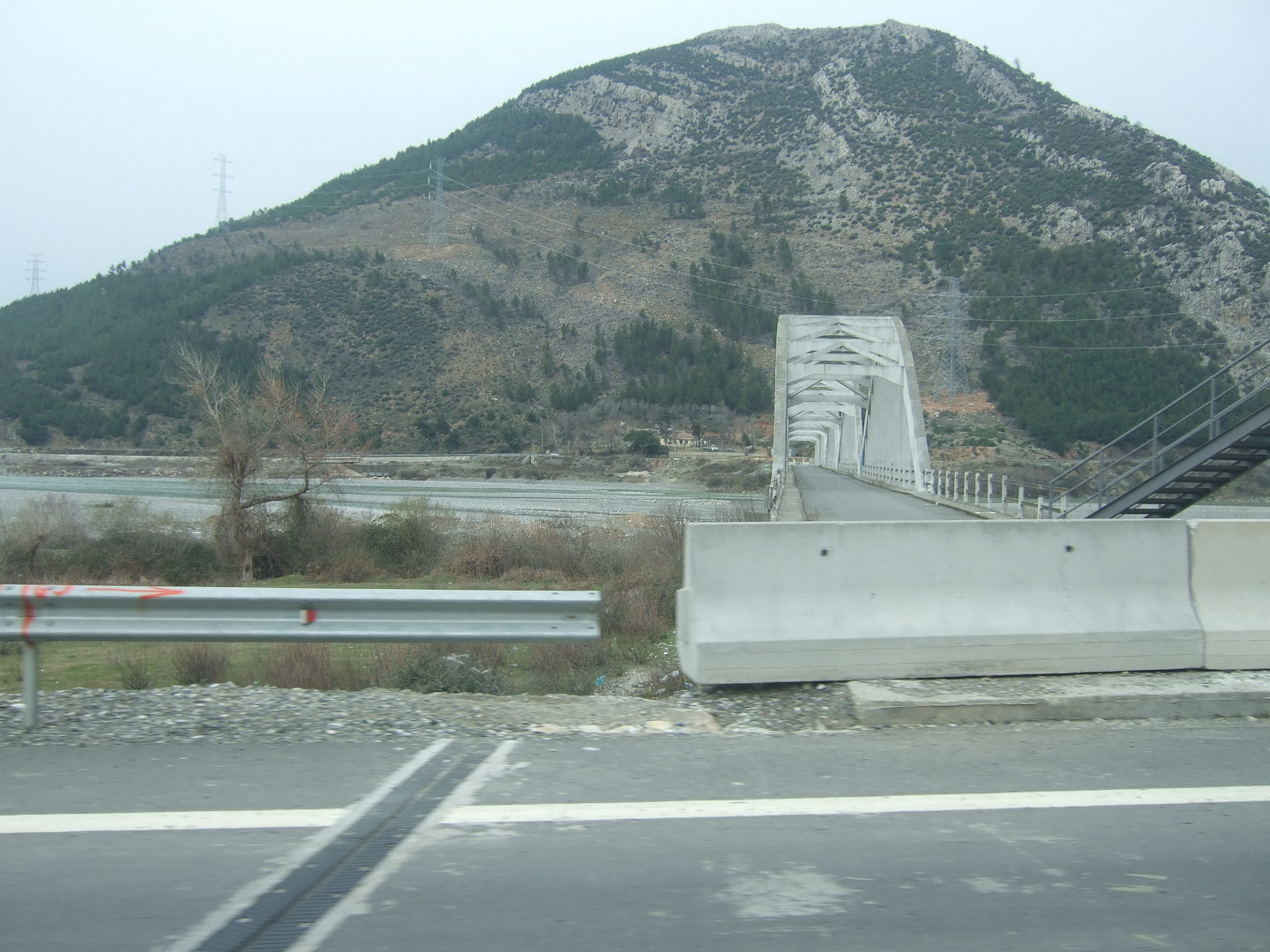 Closed old bridge, Albania