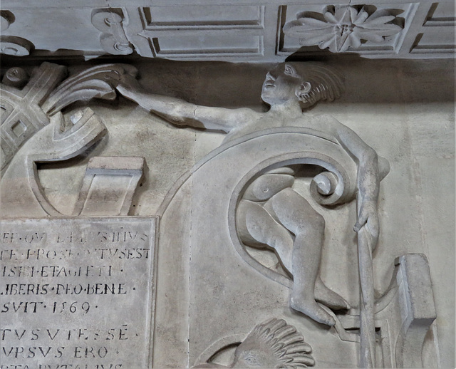 burford church, oxon (76) c16 tomb of edmund harman +1569