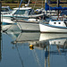Boats on the river Yar