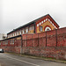 Erhaltenes Gebäude der ehemaligen Ammoniakfabrik Lothringen (Bochum-Gerthe) / 10.12.2016