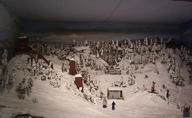 Miniatur - Winter im Erzgebirge