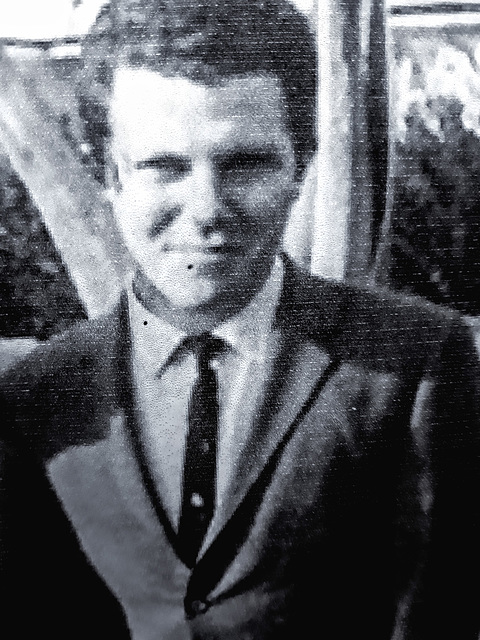 My husband, Chris, aged 24.