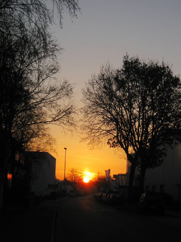 Sonnenaufgang...