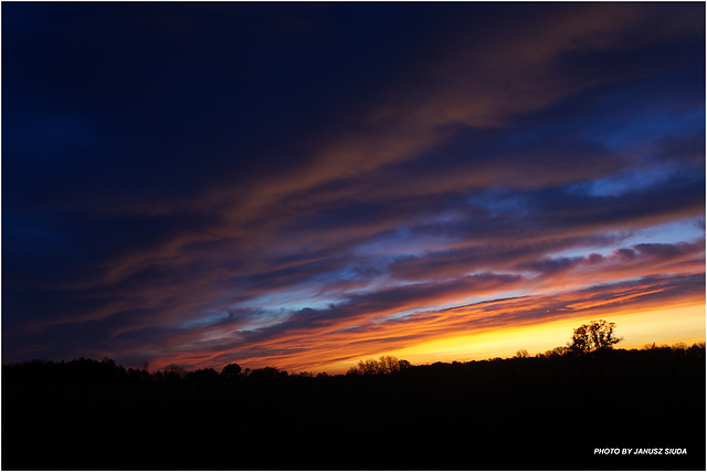 autumn morning sky...