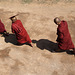 Drei Mönche