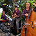 Concert de jazz , sur l'île  Duguesclin , à Saint coulomb , (35) avec the trio Jak O'Jazz de Saint Malo