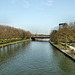 Der Rhein-Herne-Kanal am Schloss Oberhausen / 8.04.2018