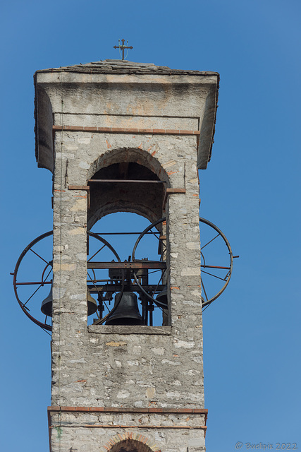 Glockenräder im Kirchturm von Brè ... P.i.P. (© Buelipix)