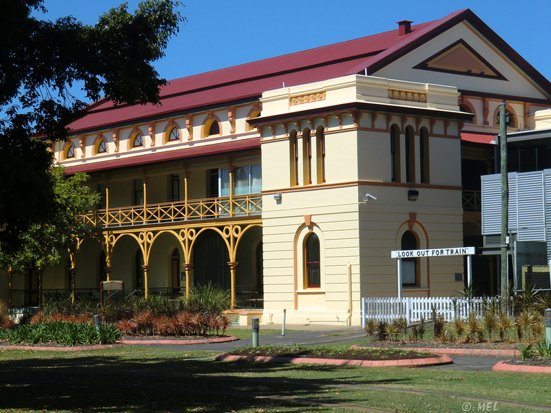 Der Zaun in Maryborough, Qld, Australia