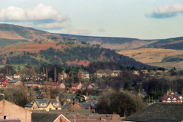 Shire Hill Glossop before all the Birch Trees grew