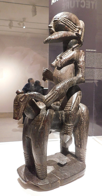 Wood Equestrian Statue from Mali in the Metropolitan Museum of Art, February 2020