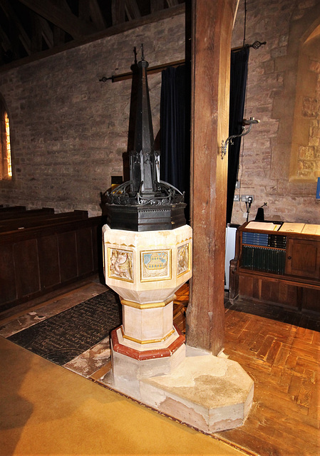 Font, Putley Church, Herefordshire