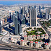 Dubai : Dal Burj Khalifa la vista verso Nord