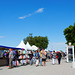 Strandpromenade Warnemünde während der Warnemünder Woche (© Buelipix)