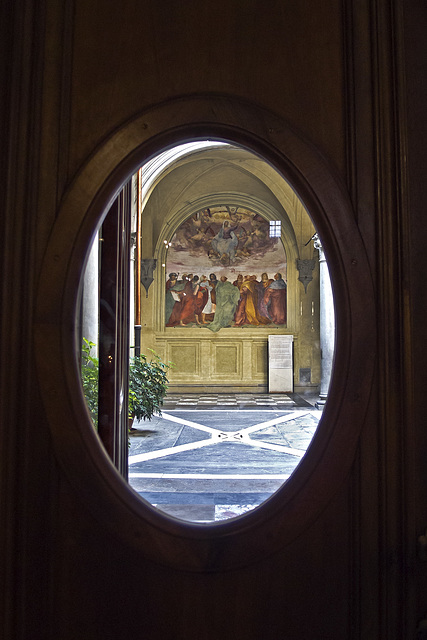 Firenze - Basilica-Sanctuary of the SS. Annunziata - Beyond the door, a masterpiece