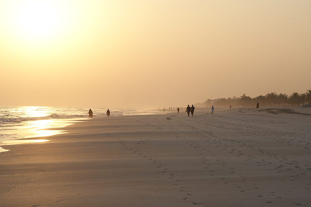 Sunset At Salalah Beach