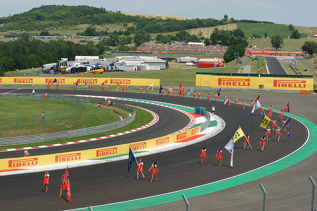 Hungarian F1 Grand Prix 2016 Grid Parade