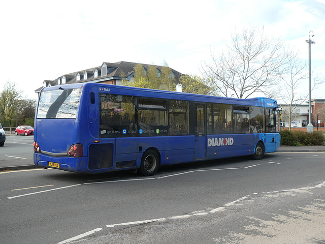 Diamond Bus 30414 (YJ13 HJD) in Bridgnorth - 18 Apr 2023 (P1150216)