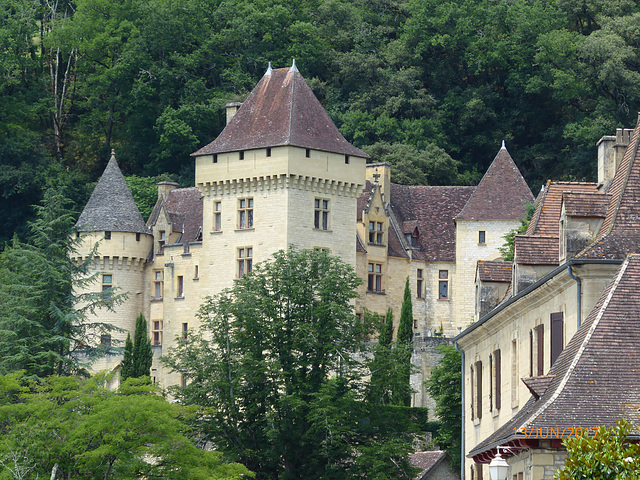 la ROQUE GAGEAC - le chateau