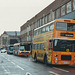 Cardiff Bus 434 (A434 VNY) and 250 (G250 HUH) in Wood Street, Cardiff – 26 Feb 2001