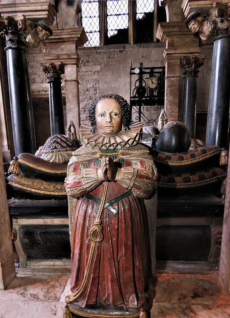 burford church, oxon (59) c17 tomb of lord justice tanfield +1625, attrib. to gerard christmas 1628