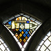 alconbury church, hunts   (25) c14, c15 glass fragments