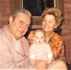 Carl, Alice and Elise, March, 1975