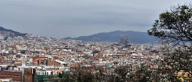 Blick von Museu Nacional d'Art de Catalunya