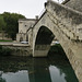 Le Pont Bénézet à Avignon, plus connu sous le nom de Pont d'Avignon, Vaucluse (France)