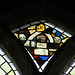 alconbury church, hunts   (26) c14, c15 glass fragments