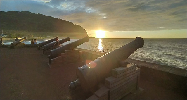 La vue sur l'Océan Indien à l'île de La Réunion*************