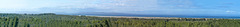 Panorama from the Fire Watch Tower on Hill 99 over the Culbin Forest over the Moray Firth to the Black Isle