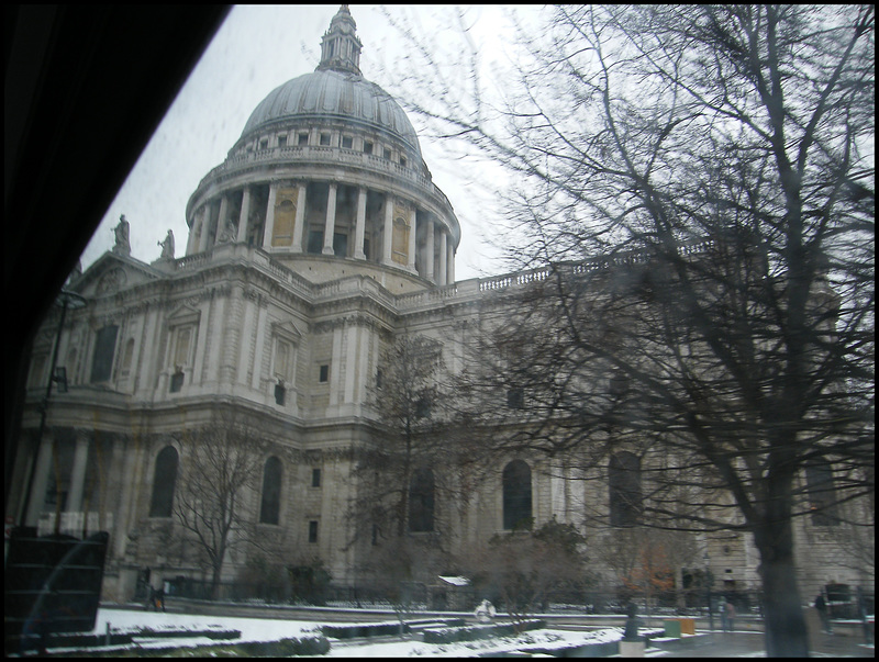 past St Paul's