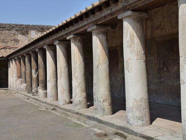 Pompeii- Stabian Baths- Colonnade