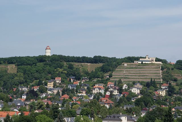 Wasserturm und Friedensburg