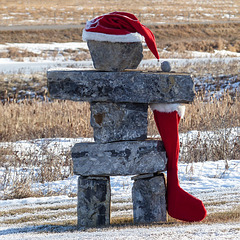 Inukshuk Santa