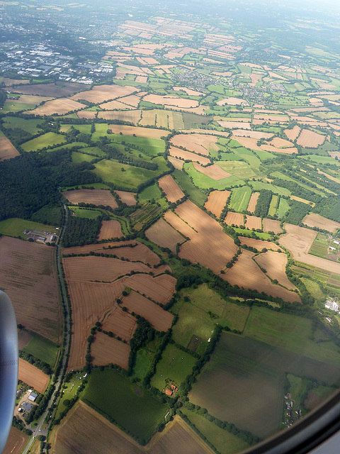 Landeanflug auf Hamburg - Fuhlsbüttel