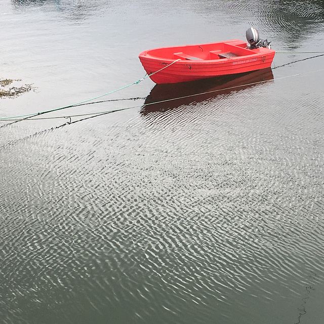 The red boat.