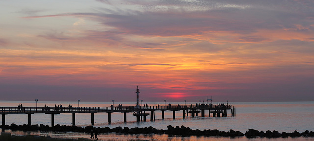 sunset panorama