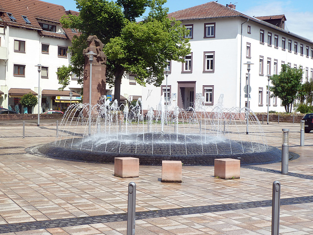 Am Ludwigsplatz in Bad Bergzabern