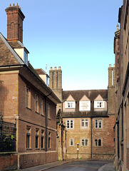 Cambridge - Trinity Lane looking N