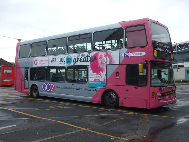 DSCF2963 Nottingham City Transport 748 (YN06 TGF) - 2 Apr 2016