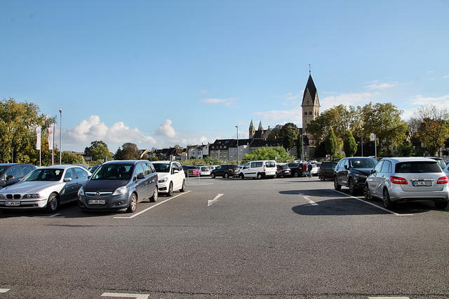 Parkplatz an der Hertener Straße (Recklinghausen) / 3.10.2017