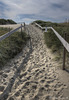 The path across the sanddune to Boresanden beach