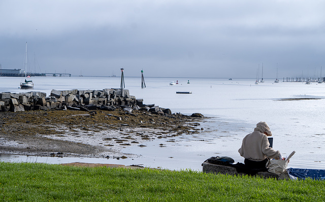 Clouds over Casco Bay
