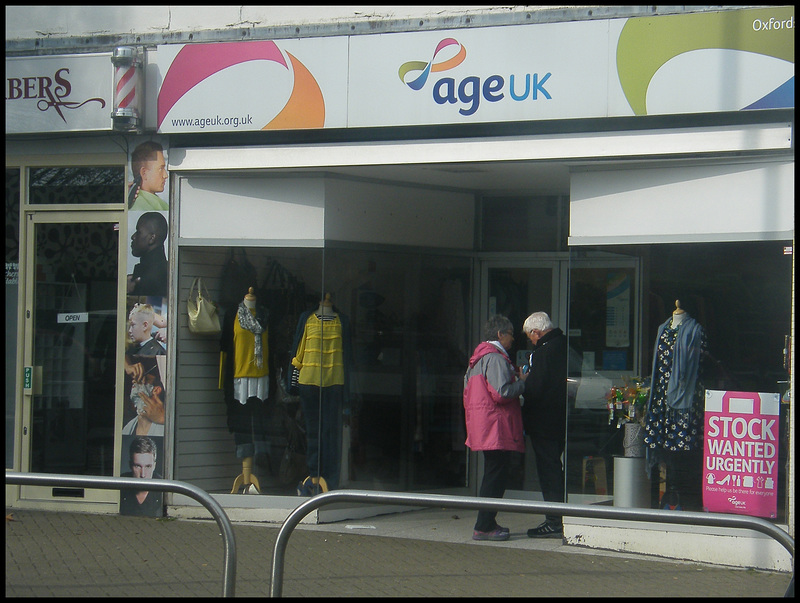 Age UK charity shop