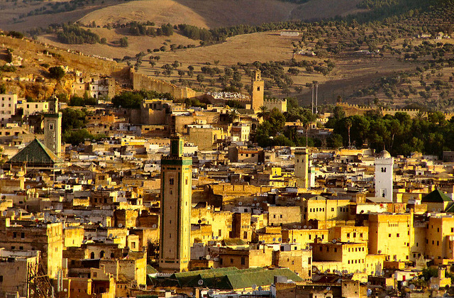 Coucher de soleil à Fès