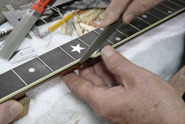 Five-string banjos have two nuts Five-string banjos have two nuts