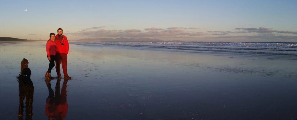 Kon & Heather at Waratah Bay