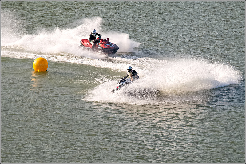 Jetski auf der Rhone